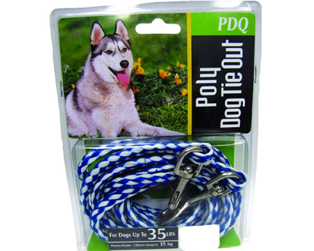 Braided Poly Rope Dog Tie-Out 15