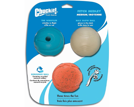 Chuckit!® Medley of Fetch Balls - Medium