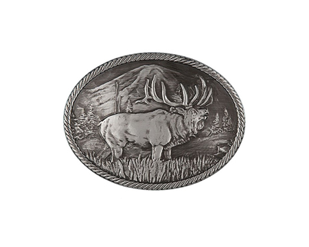 Montana Silversmiths® Oval Elk Buckle