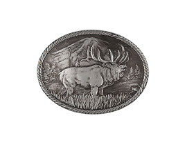 Montana Silversmiths® Oval Elk Buckle
