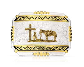 Montana Silversmiths® Christian Cowboy Buckle