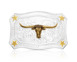 Montana Silversmiths® Lonestar Legacy Buckle with Longhorn