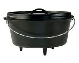 Lodge® 8-Quart Deep Cast Iron Camp Oven, 12"