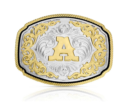 Montana Silversmiths® Western Initial A Buckle