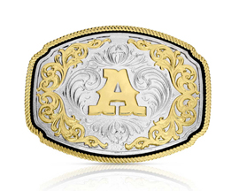 Montana Silversmiths® Western Initial A Buckle