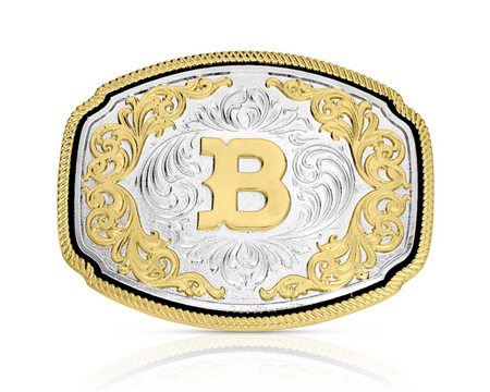 Montana Silversmiths® Western Initial B Buckle