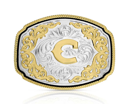 Montana Silversmiths® Western Initial C Buckle