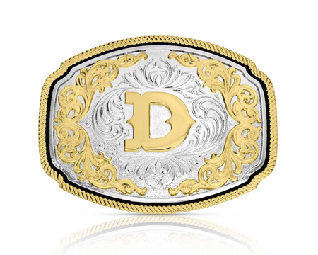 Montana Silversmiths® Western Initial D Buckle
