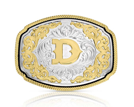 Montana Silversmiths® Western Initial D Buckle