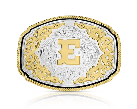 Montana Silversmiths® Western Initial E Buckle