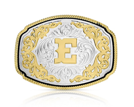 Montana Silversmiths® Western Initial E Buckle