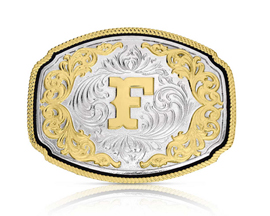 Montana Silversmiths® Western Initial F Buckle