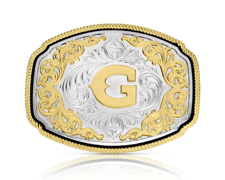 Montana Silversmiths® Western Initial G Buckle