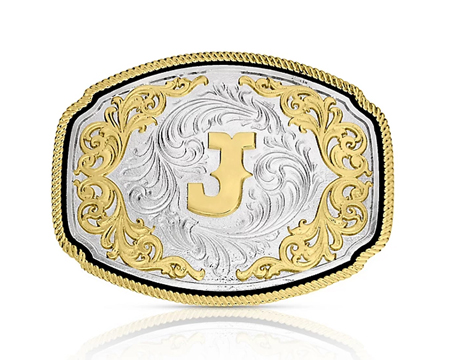 Montana Silversmiths® Western Initial J Buckle