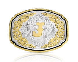 Montana Silversmiths® Western Initial J Buckle