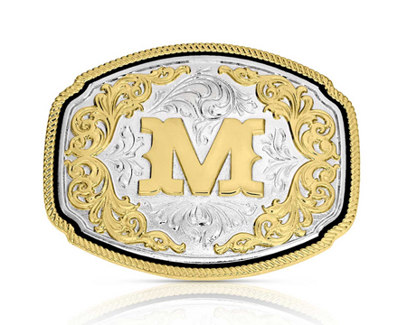 Montana Silversmiths® Western Initial M Buckle