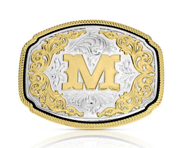 Montana Silversmiths® Western Initial M Buckle