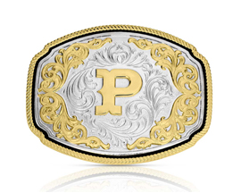 Montana Silversmiths® Western Initial P Buckle