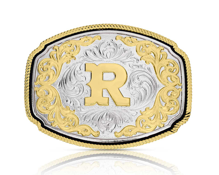 Montana Silversmiths® Western Initial R Buckle
