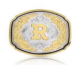 Montana Silversmiths® Western Initial R Buckle