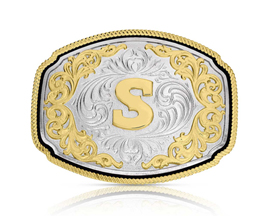 Montana Silversmiths® Western Initial S Buckle