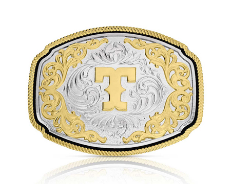 Montana Silversmiths® Western Initial T Buckle