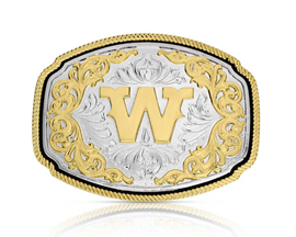 Montana Silversmiths® Western Initial W Buckle