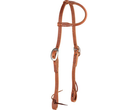 Berlin Custom Leather® Headstall Hermann Sliding One Ear Cart Buckles - H1150