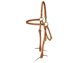 Berlin Custom Leather® Hermann Oak Mule Snap Headstall - H120