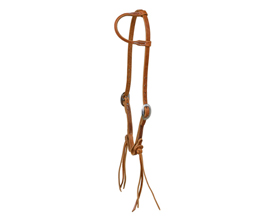 Berlin Custom Leather® Headstall Hermann Oak Floral Ear - H155