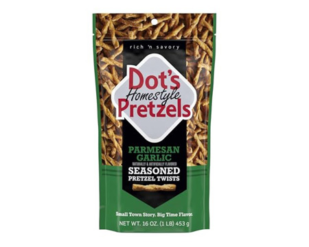Dot's Homestyle® 16 oz. Seasoned Pretzel Twists - Garlic Parmesan