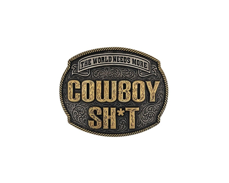 Montana Silversmiths® Cowboy Maverick Belt Buckle