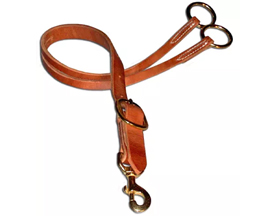Harness Leather Western Training Fork with Buckle