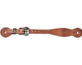 Ladies Spur Strap with Brown Iron Buckle
