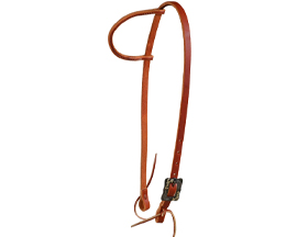 Berlin Custom Leather Rolled Ear Headstall
