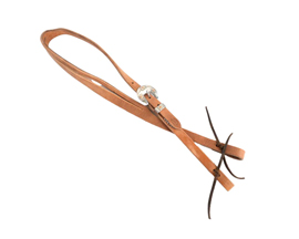 Custom Leather Split Ear Headstall with Floral Buckle