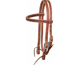 Pony Headstall with Nickel Plated Buckles