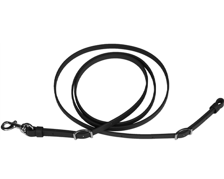 Beta Roper Reins - Black 1/2" x 8 