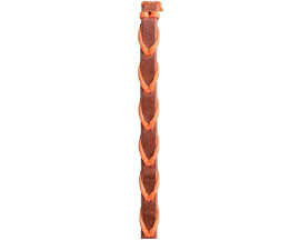 Laced Barrel Rein - Orange