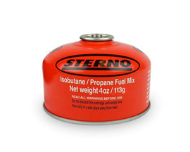 Sterno® 4 oz. Steel Butane/Propane Fuel Mix - Red