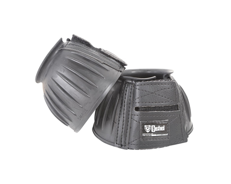 Black Rubber Bell Boots - Medium