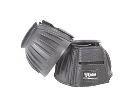 Black Rubber Bell Boots - Medium