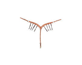 Harness Breast Collar with Blood Knots