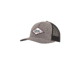 Classic Rubber Diamond Patch Cap - Black Heather/Black