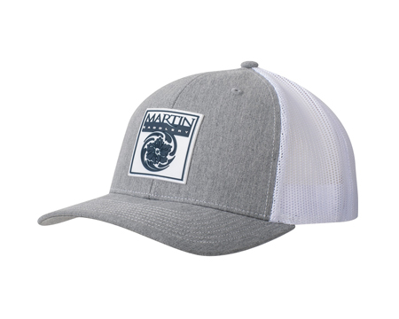 Martin Saddlery Logo Patch Cap - Navy/White Heather Gray/White