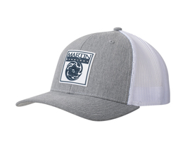Martin Saddlery Logo Patch Cap - Navy/White Heather Gray/White