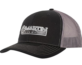 Martin Saddlery Logo Small Poly Cap - Black & Charcoal