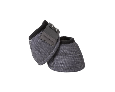 Classic Equine® Dyno Turn Bell Boots - Charcoal Large