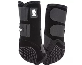 Flexion By Legacy Front Horse Boots - Black Medium