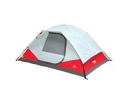 Outbound® Quick Camp 5 Person - 3 Season Dome Rainfly Carry Bag Tent - Red & White